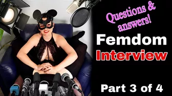 Femdom Q&A Interview 3 Real Couple Homemade Amateur BDSM Bondage Submissive Female Domination FLR Milf Stepmom