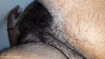 Indian Desi Wife Hairy Pussy White Discharge exclusive angle !!