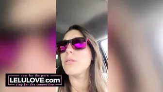 Babe spreading pussy with closeups after creampie & daily candid blog style vids & TikTok fun - Lelu Love