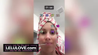 Babe spreading pussy with closeups after creampie & daily candid blog style vids & TikTok fun - Lelu Love