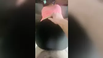 Step brother sneak fucks me through hole in yoga pants during family cookout (TOP VIDEO 2023)