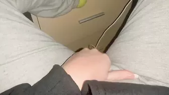 rubbing my pussy quietly