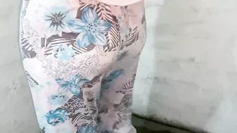 Indian girl pissing close up