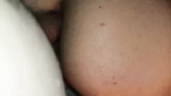 Gentle anal sex with a fragile girl, sweet moans