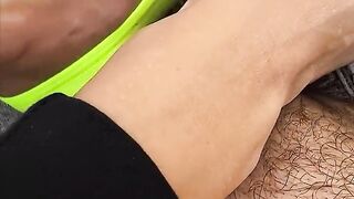 foot job in the park with pedi socks ???? try not to cum ????