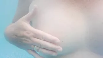 nipple play in the pool