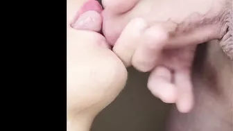 I LOVE SUCKING DICK THEN GETTING FILLED UP, Best Sloppy Blowjob With a huge Cumshot in mouth