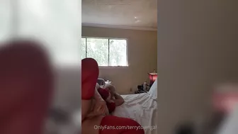 Granny Fucking Herself From The Back, Just The Way She Likes It