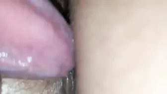 Licking my wifes ass hard