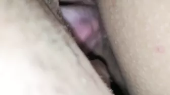 Licking my wifes ass hard