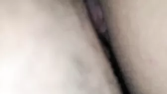 Licking my wifes ass hard