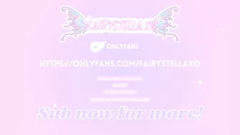 egirl cums so hard using her big jelly dildo - Fairystella