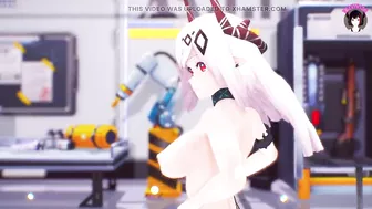 Sexy Android Dancing + Titsjob (3D HENTAI)