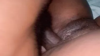 Close up Ebony fuck