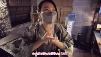 【Pov】Hot blowjob by horny gf in kimono. Cum extremely.