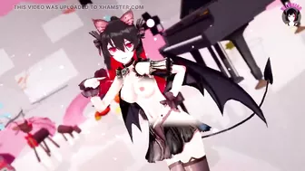 Sexy Teen Succubus Dancing (X-Ray Clothes) (3D HENTAI)