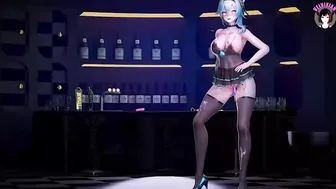 Genshin Impact - Eula - Sexy Dance With Auto Dildo (3D HENTAI)