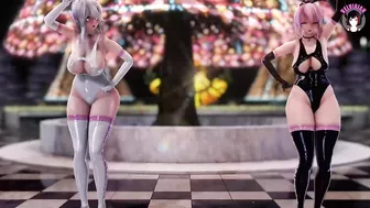 2 Gorgeous Girls Dancing (Boobs Physics) (3D HENTAI)