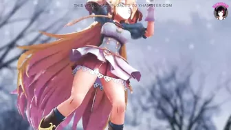 Cute Princess With Big Tits Dancing (3D HENTAI)