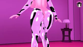 Sexy Cow Girl Dancing + POV Sex (No Man Model) (3D HENTAI)