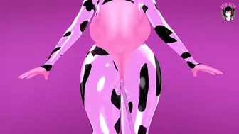 Sexy Cow Girl Dancing + POV Sex (No Man Model) (3D HENTAI)