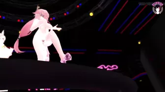 Sexy Cat Girls Dancing Full Nude (3D HENTAI)