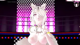 Sexy Cat Girls Dancing Full Nude (3D HENTAI)