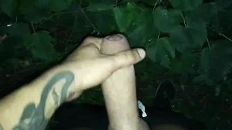 Edging jerking edging jerking cumshot outdoor