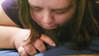 Sucking dick bbw style