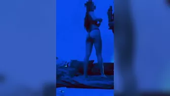 Indian rave girl enjoying neon party sex ????????