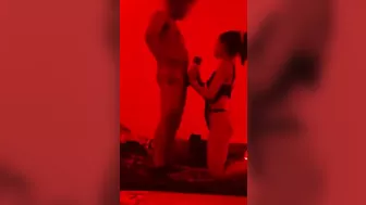 Indian rave girl enjoying neon party sex ????????