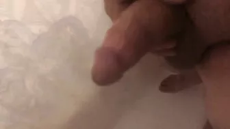 Boyfriend plays with his dick