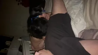 Latina late night blowjob