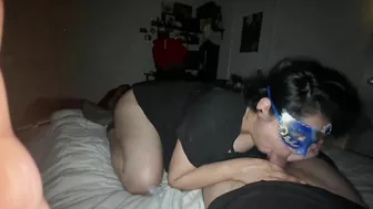 Latina late night blowjob