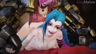 SaveAss (Jinx 3D PORN NSFW - EXTREME ANAL SEX) League of Legends HENTAI