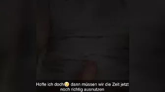 Teacher wants to cheat with Guy in Classroom Snapchat German