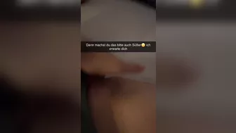 Teacher wants to cheat with Guy in Classroom Snapchat German