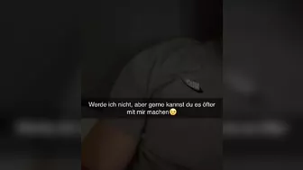 Teacher wants to cheat with Guy in Classroom Snapchat German