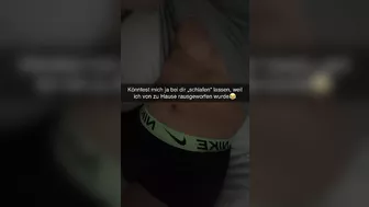 Teacher wants to cheat with Guy in Classroom Snapchat German