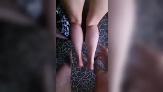 Annabelle's doggy fuck on a balcony