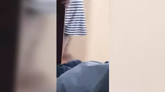 Step mom caught on camera wipped her pussy after she pissing