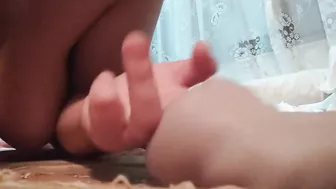 Pussy doll lick, fingering and fist