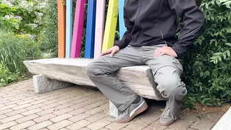 Mother-in-law. Cum for me in the park on a bench