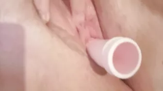 Stretching my tight virgin pussy