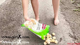 Foot Crushing Crisps