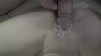 amateur closeup cumshot on my wife's pussy