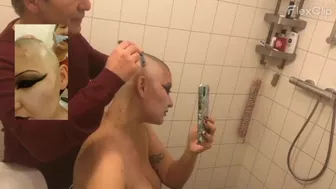 Getting my head shaved