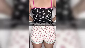 naughty cheerleader likes to fuck rookie players on snapchat