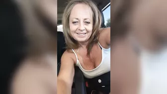 Hottest MILF Ever - Squirts at Circle K Gas Pump Right by Door