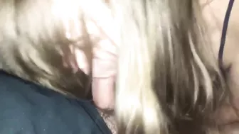 Gorgeous girlfriend sucking my dick